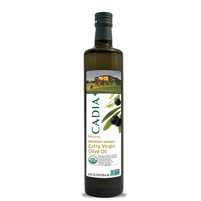 slide 1 of 1, Cadia Organic Mediterranean Extra Virgin Olive Oil, 16.9 fl oz