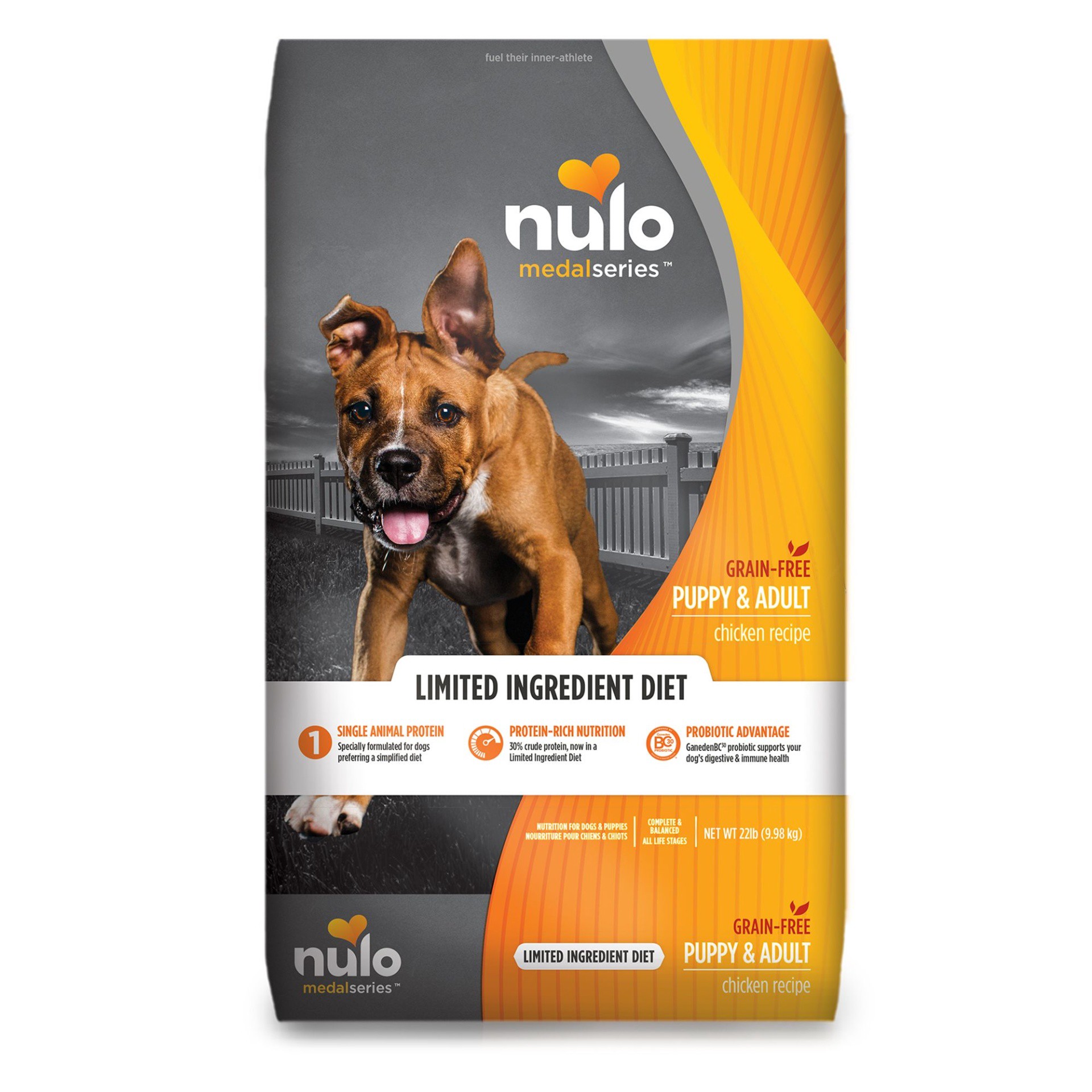 slide 1 of 1, Nulo MedalSeries All Life Stages Dry Dog Food - Chicken, 22 lb