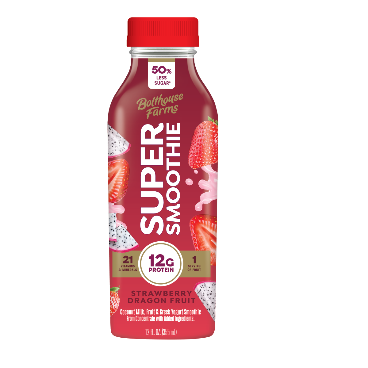 slide 1 of 4, Bolthouse Farms Strawberry Dragon Fruit Super Smoothie 12 fl oz, 12 fl oz