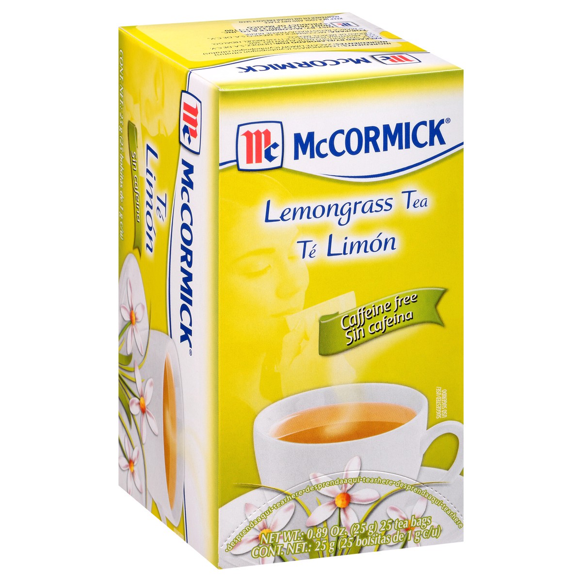 slide 6 of 9, Mccormick Tea Caffeine Free Lemongrass Box - 0.89 oz, 0.89 oz