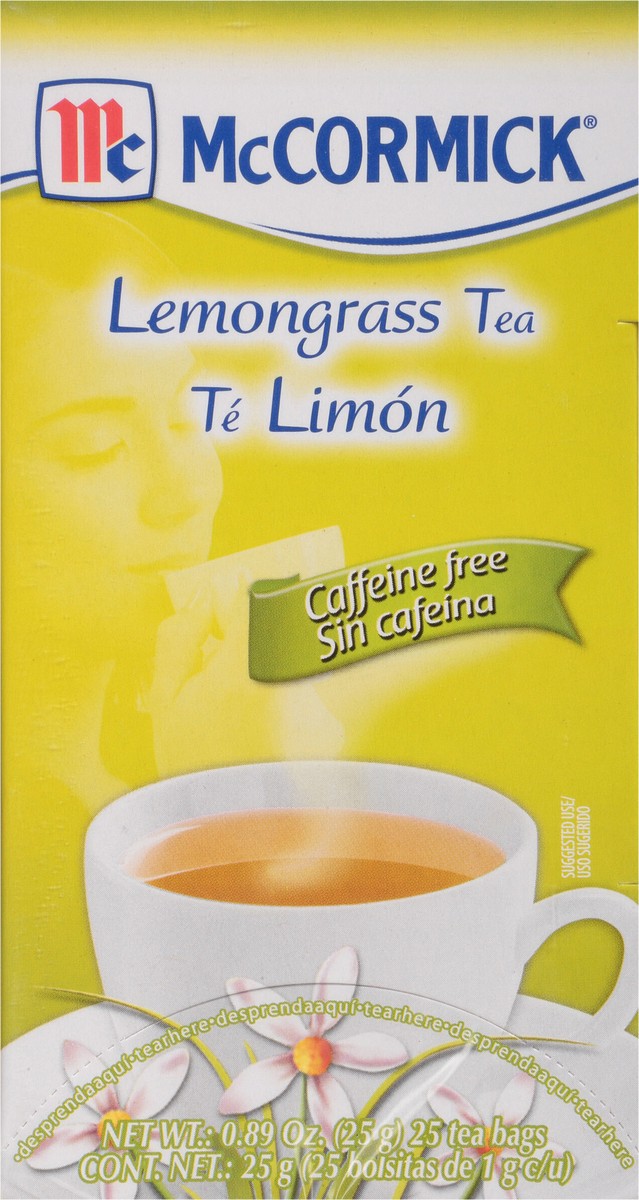 slide 9 of 9, Mccormick Tea Caffeine Free Lemongrass Box - 0.89 oz, 0.89 oz