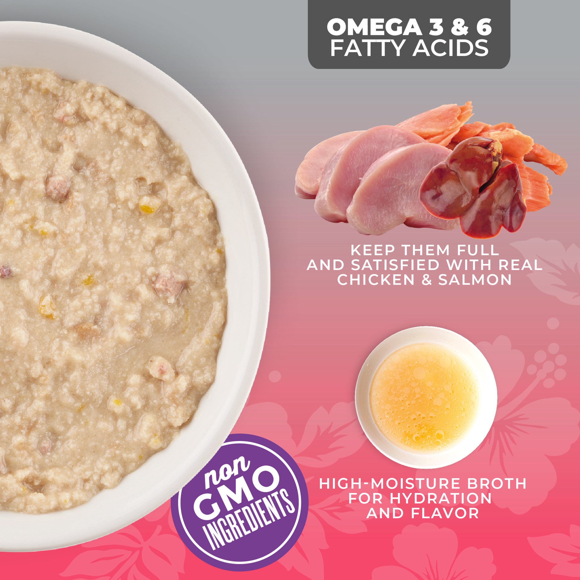 slide 3 of 6, Tiki Cat Silver Pate Chicken, Salmon & Chicken Liver Recipe in Broth, 2.4 oz. Can (12 Count), 2.4 oz