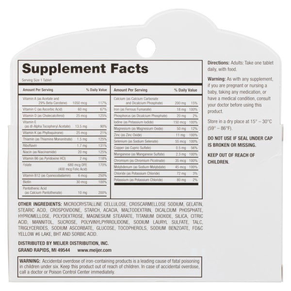 slide 8 of 29, Meijer Multivitamin Complete, 130 ct