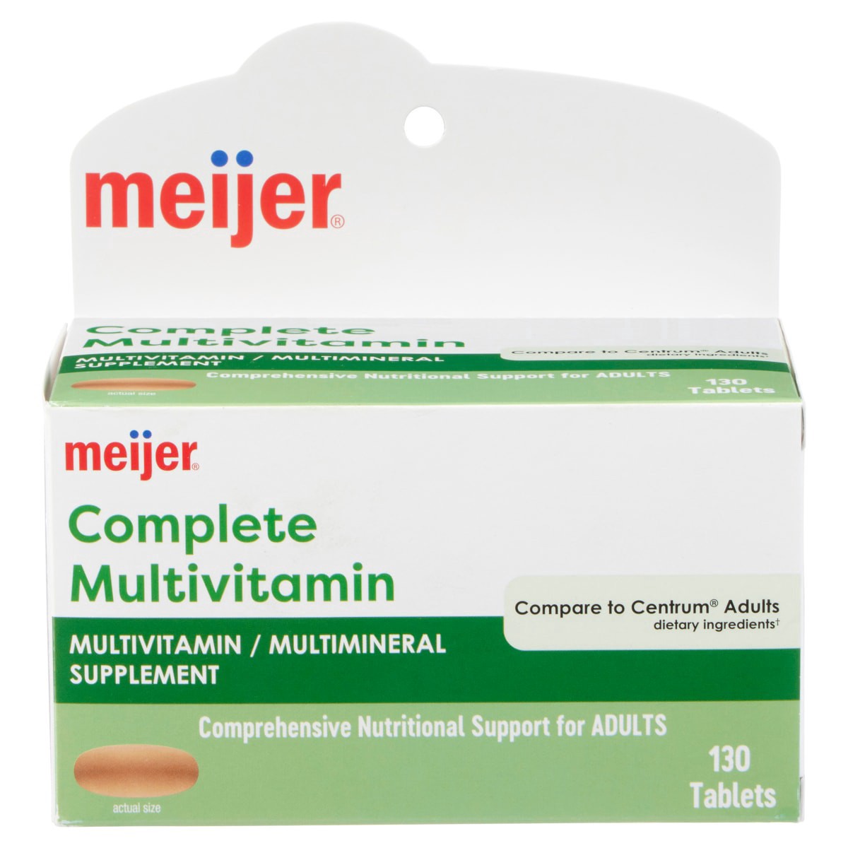 slide 1 of 29, Meijer Multivitamin Complete, 130 ct