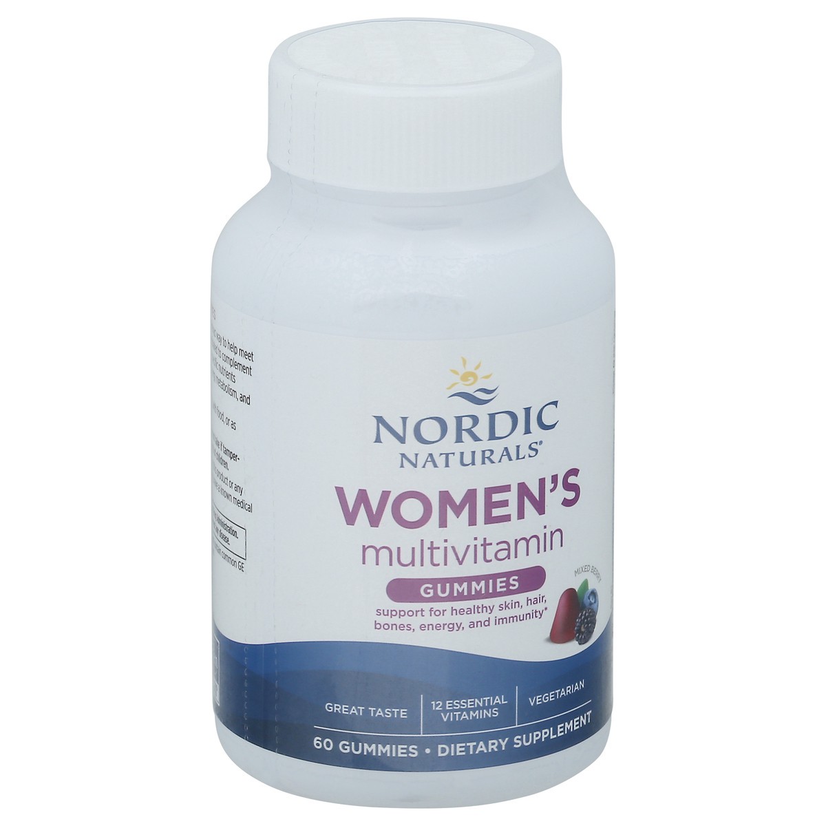 slide 13 of 13, Nordic Naturals Women's Mixed Berry Multivitamin Gummies 60 Gummies, 60 ct