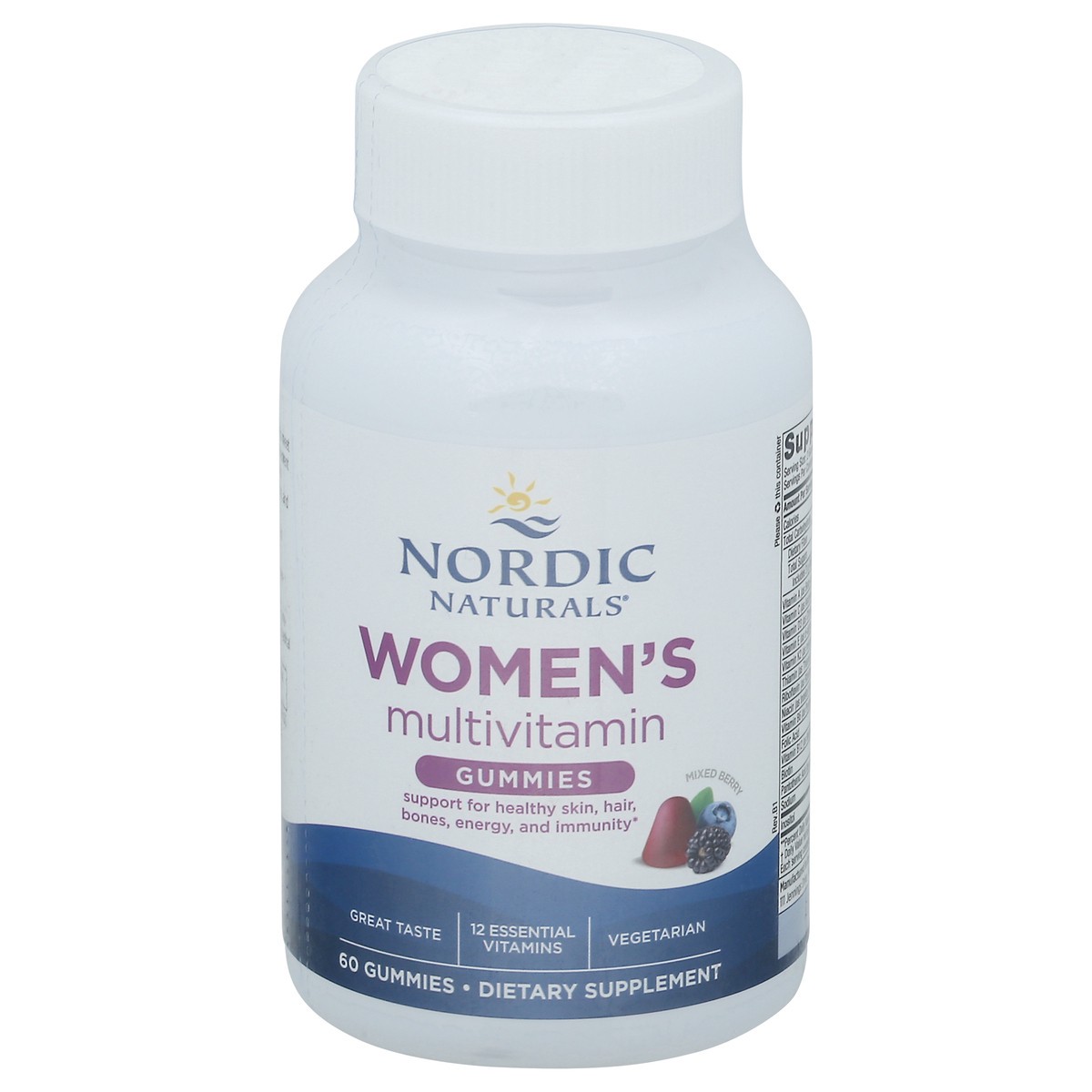 slide 3 of 13, Nordic Naturals Women's Mixed Berry Multivitamin Gummies 60 Gummies, 60 ct