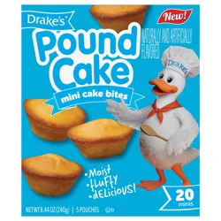 Drake's Cakes, Drake's Family Pack Mini Cake Bites (Pound Cake)