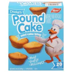 Drake's Cakes, Drake's Family Pack Mini Cake Bites (Pound Cake)