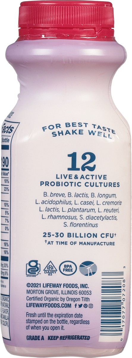 slide 9 of 9, Lifeway Organic Lactose Free Mixed Berry Kefir 8 fl oz, 8 fl oz