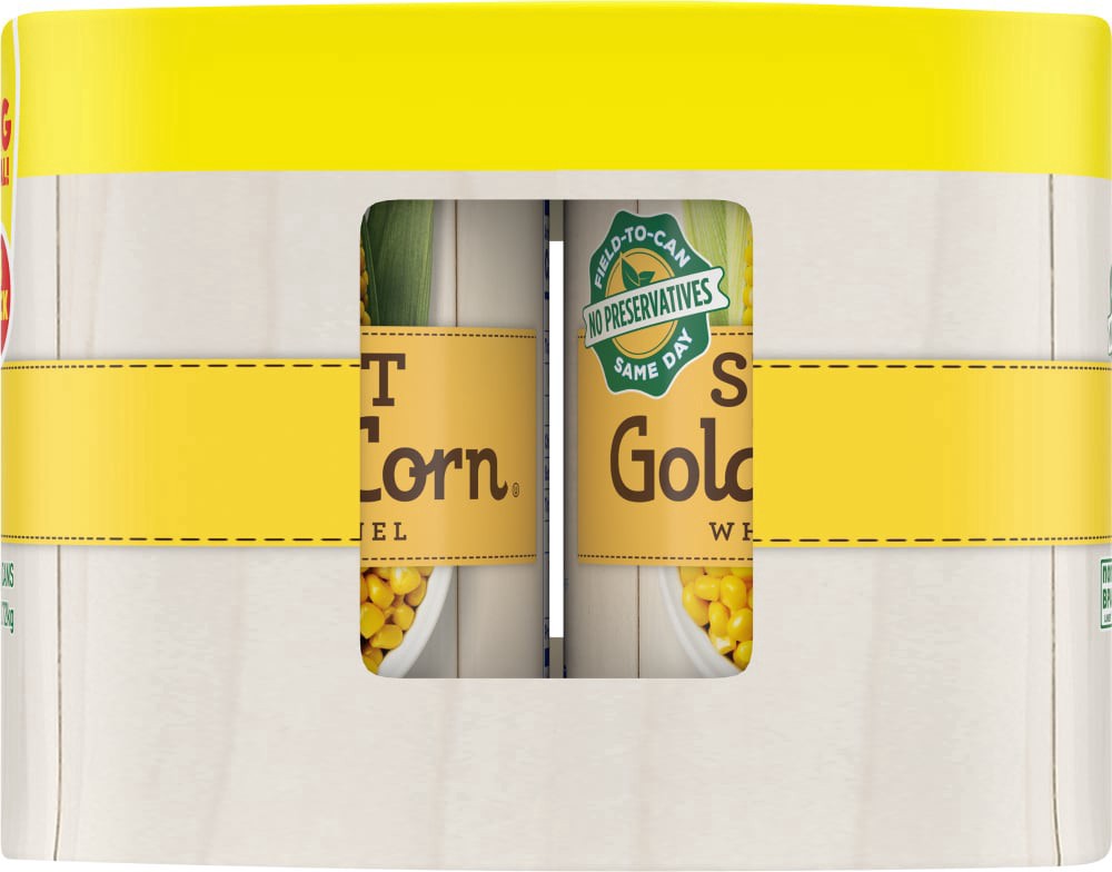 slide 3 of 5, Kroger Whole Kernel Gold Corn, 4 ct