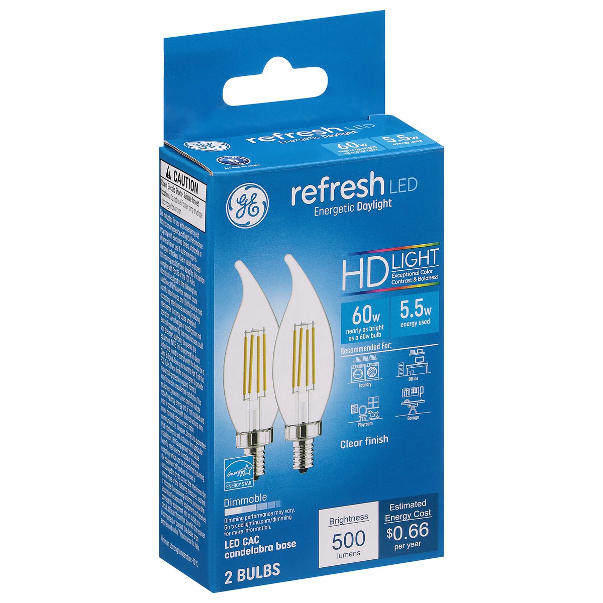 slide 8 of 9, GE Refresh 5.5 Watts HD Light LED Light Bulbs 2 ea, 2 ct