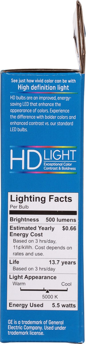 slide 6 of 9, GE Refresh 5.5 Watts HD Light LED Light Bulbs 2 ea, 2 ct