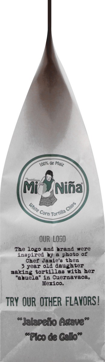 slide 4 of 12, Mi Niña White Corn Sea Salt Tortilla Chips 12 oz, 12 oz