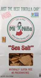 Mi Niña White Corn Sea Salt Tortilla Chips 12 oz