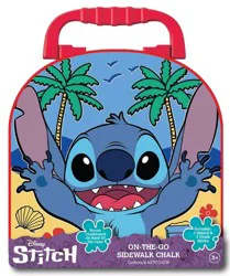 Disney Stitch Chalk Tin Set In Carry Case