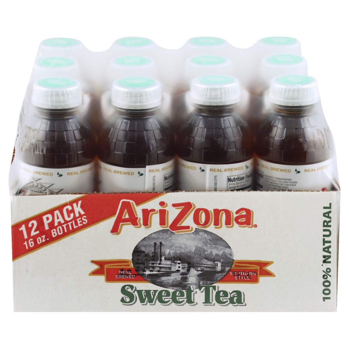 slide 1 of 9, AriZona Sweet Tea - 12pk/16 fl oz Bottles, 12 ct; 16 fl oz