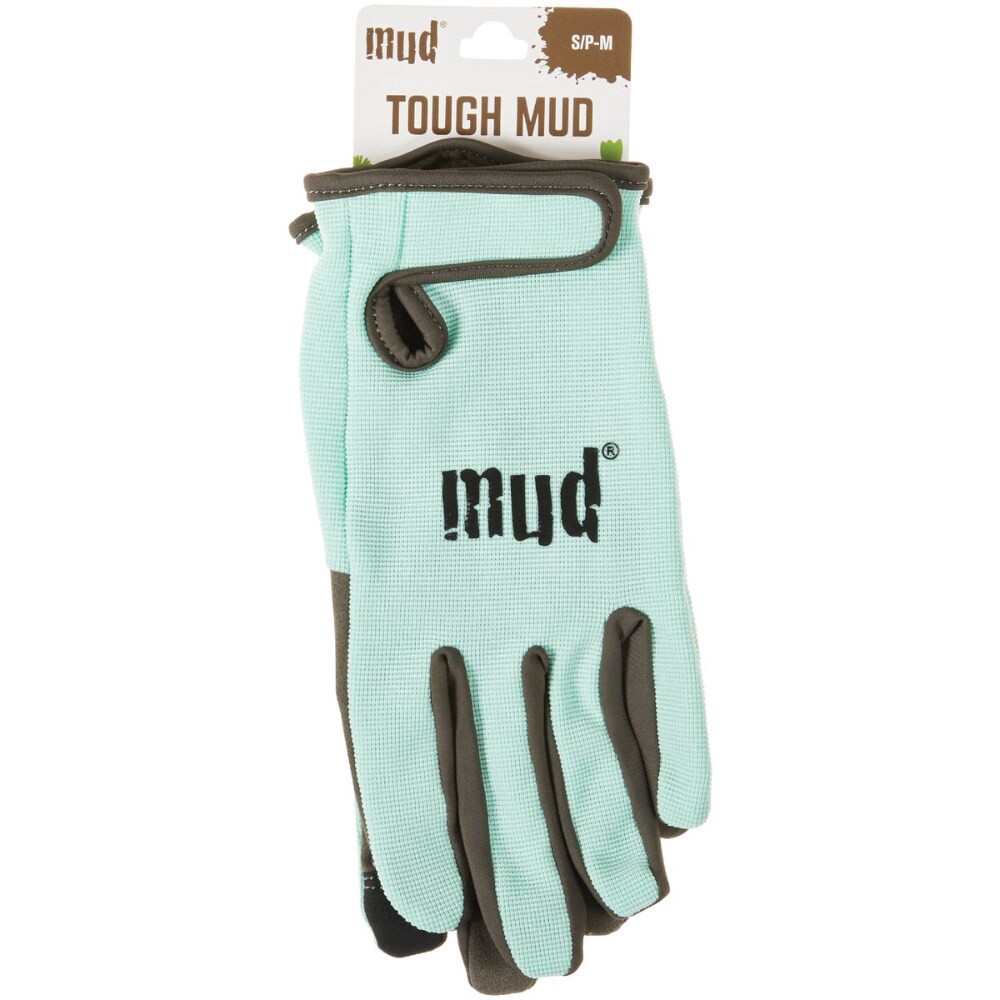 slide 2 of 2, Mud Women's Small/Medium Synthetic Leather Mint Garden Glove, Sm-Med