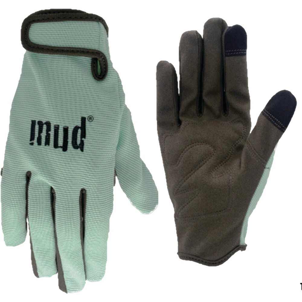 slide 1 of 2, Mud Women's Small/Medium Synthetic Leather Mint Garden Glove, Sm-Med