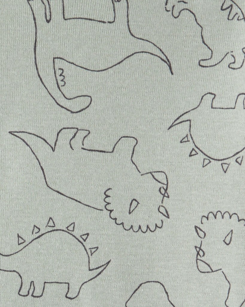 slide 3 of 3, Carter's Carters Baby Boy 3-Piece Dinosaur Vest Outfit Set - Grey Grey 9M, 3 pc