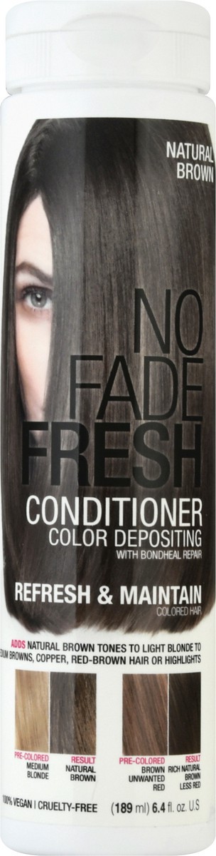 slide 6 of 9, No Fade Fresh Natural Brown Color Depositing Conditioner 189 ml, 189 ml
