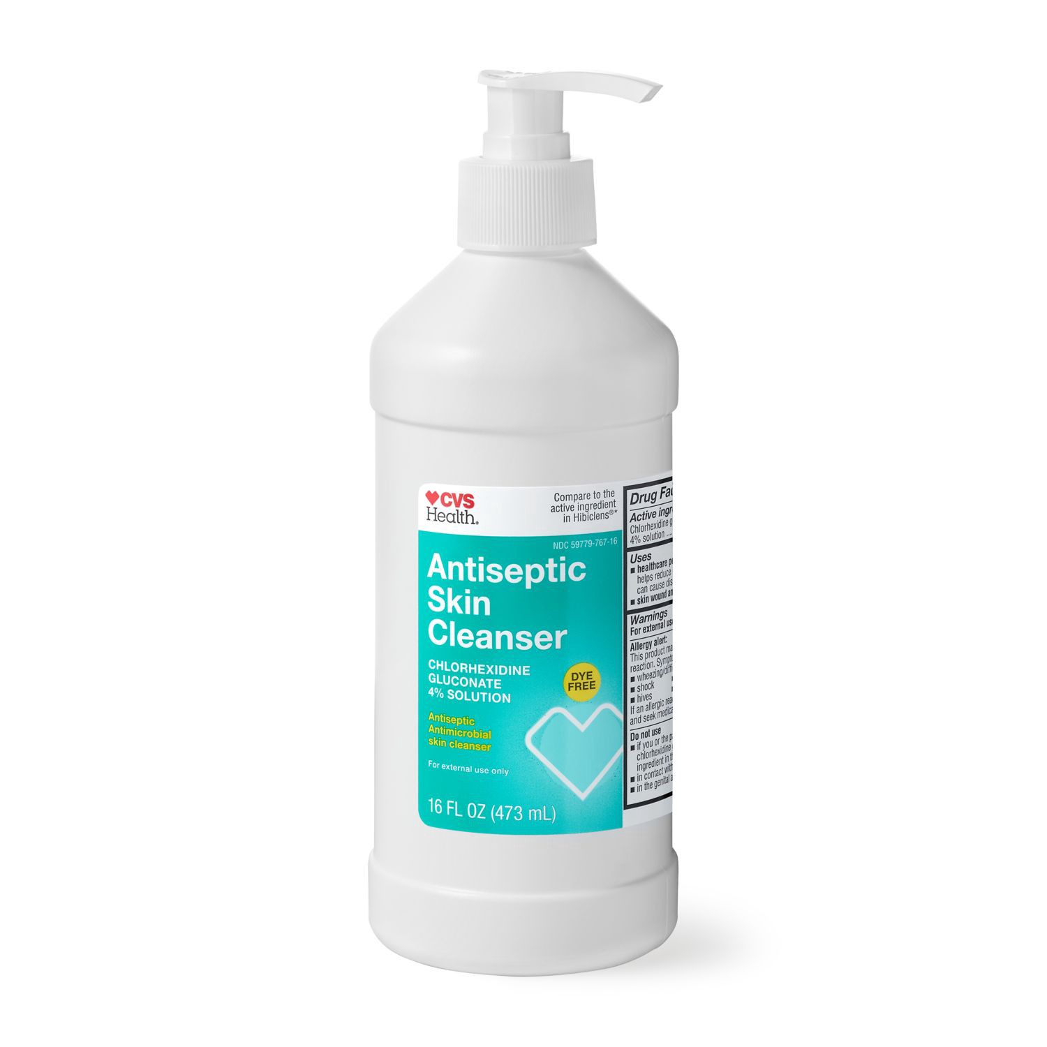 slide 1 of 10, CVS Health Antiseptic Skin Cleanser With Pump, 16 Fl Oz, 16 oz