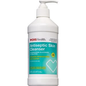slide 1 of 1, CVS Health Antiseptic Skin Cleanser With Pump, 16 Fl Oz, 16 oz