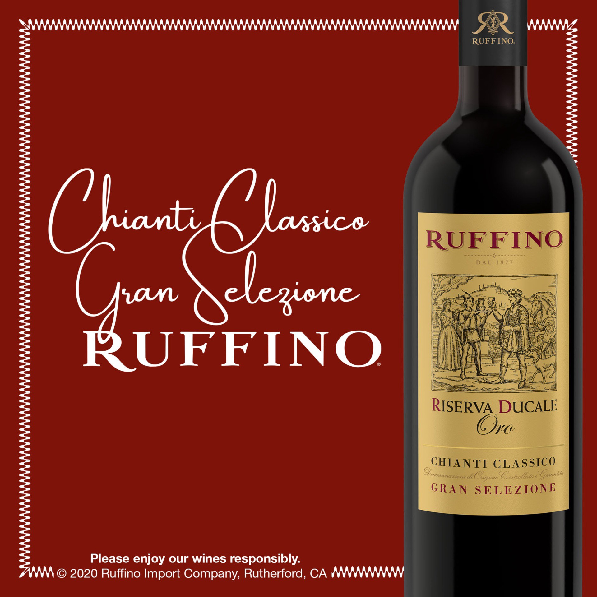 slide 5 of 7, Ruffino Riserva Ducale Oro Gran Selezione Chianti Classico DOCG Sangiovese, Italian Red Wine, 750 mL Bottle, 25.36 fl oz