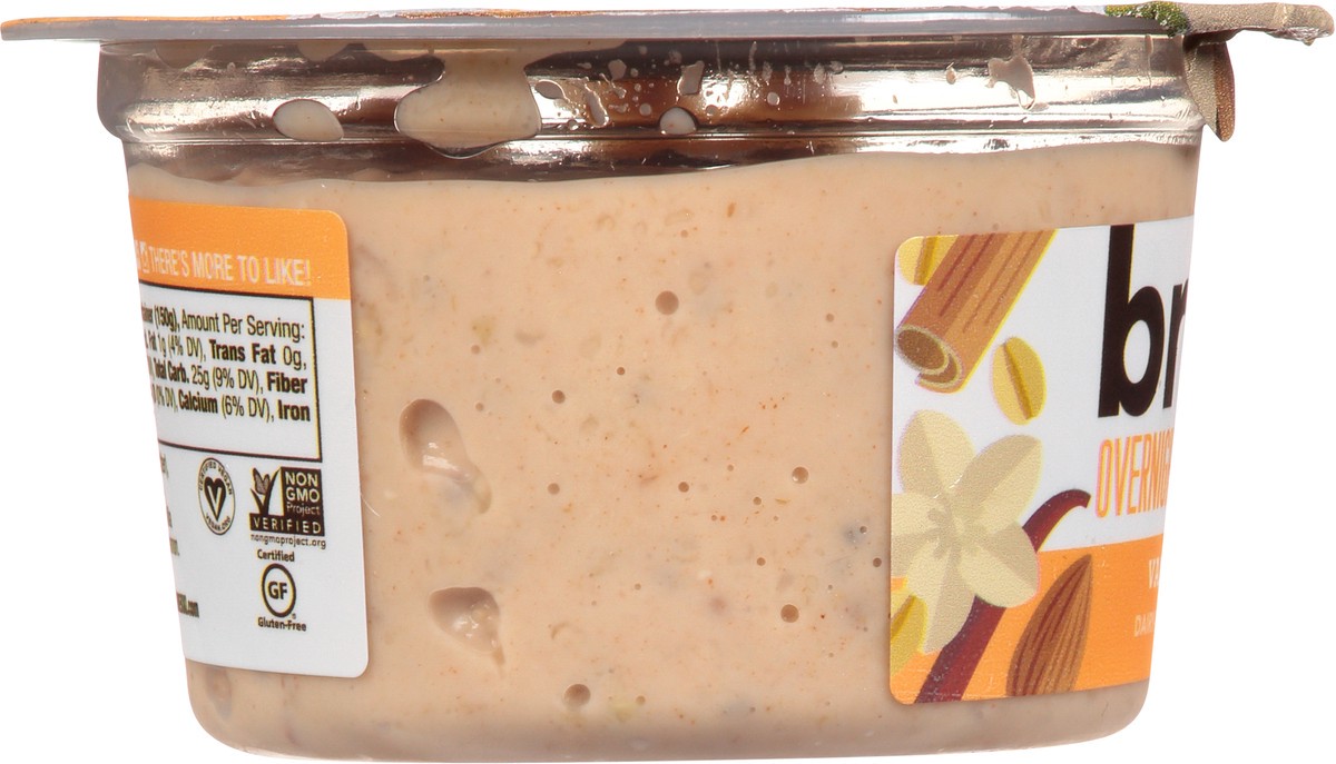 slide 2 of 9, Brekki Vanilla Cinnamon Overnight Oats, 5.3 oz