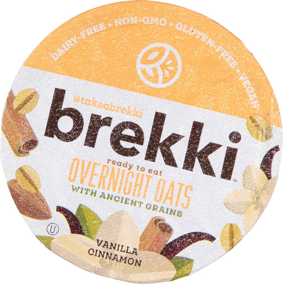 slide 4 of 9, Brekki Vanilla Cinnamon Overnight Oats, 5.3 oz