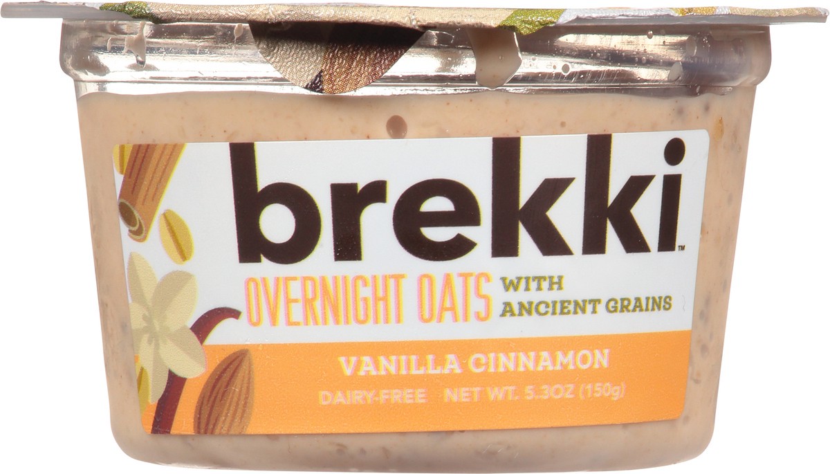 slide 1 of 9, Brekki Vanilla Cinnamon Overnight Oats, 5.3 oz