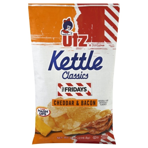 slide 1 of 1, Tortiyahs! Utz Tgif Ched Bacon, 8 oz