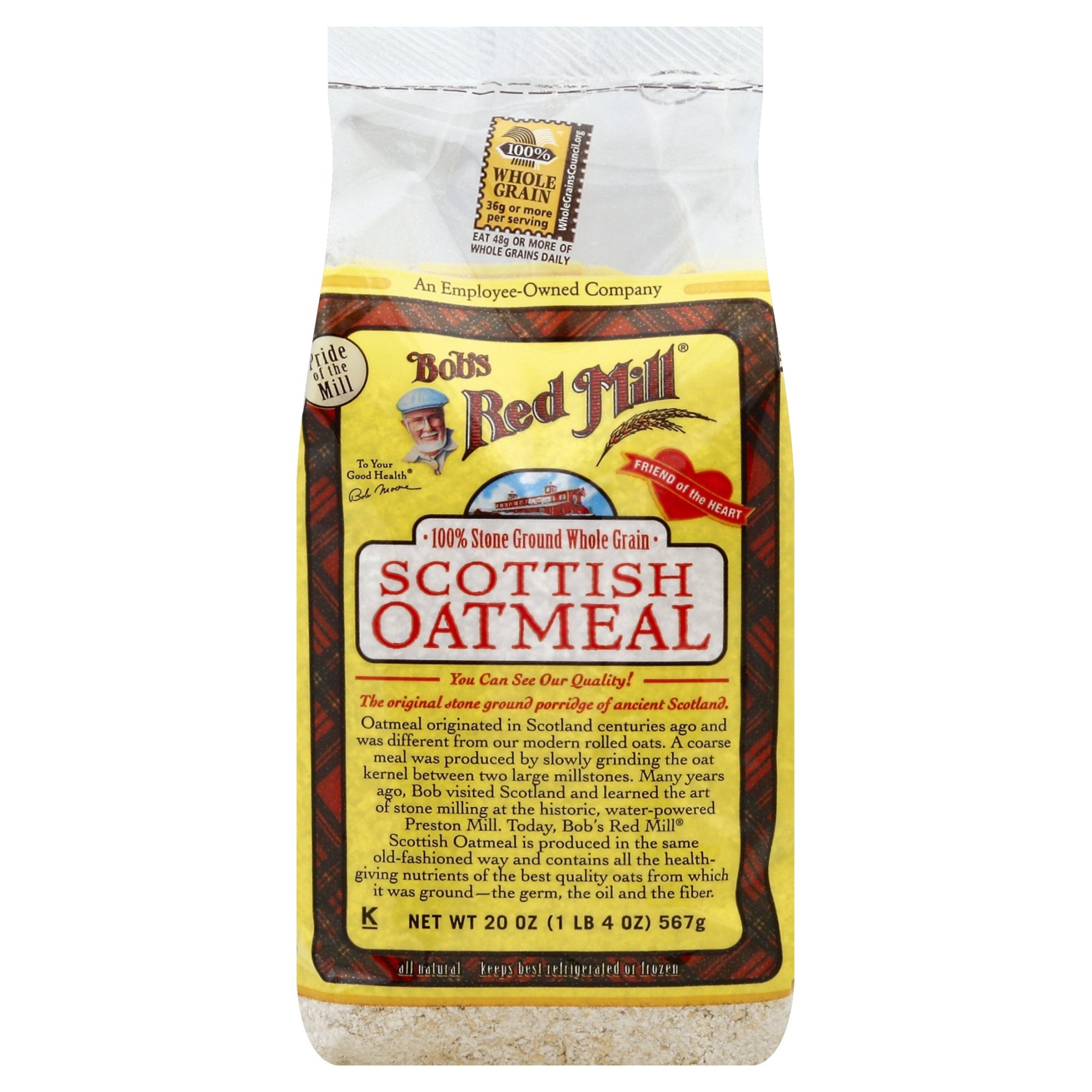 slide 1 of 6, Bob's Red Mill Scottish Oatmeal, 20 oz