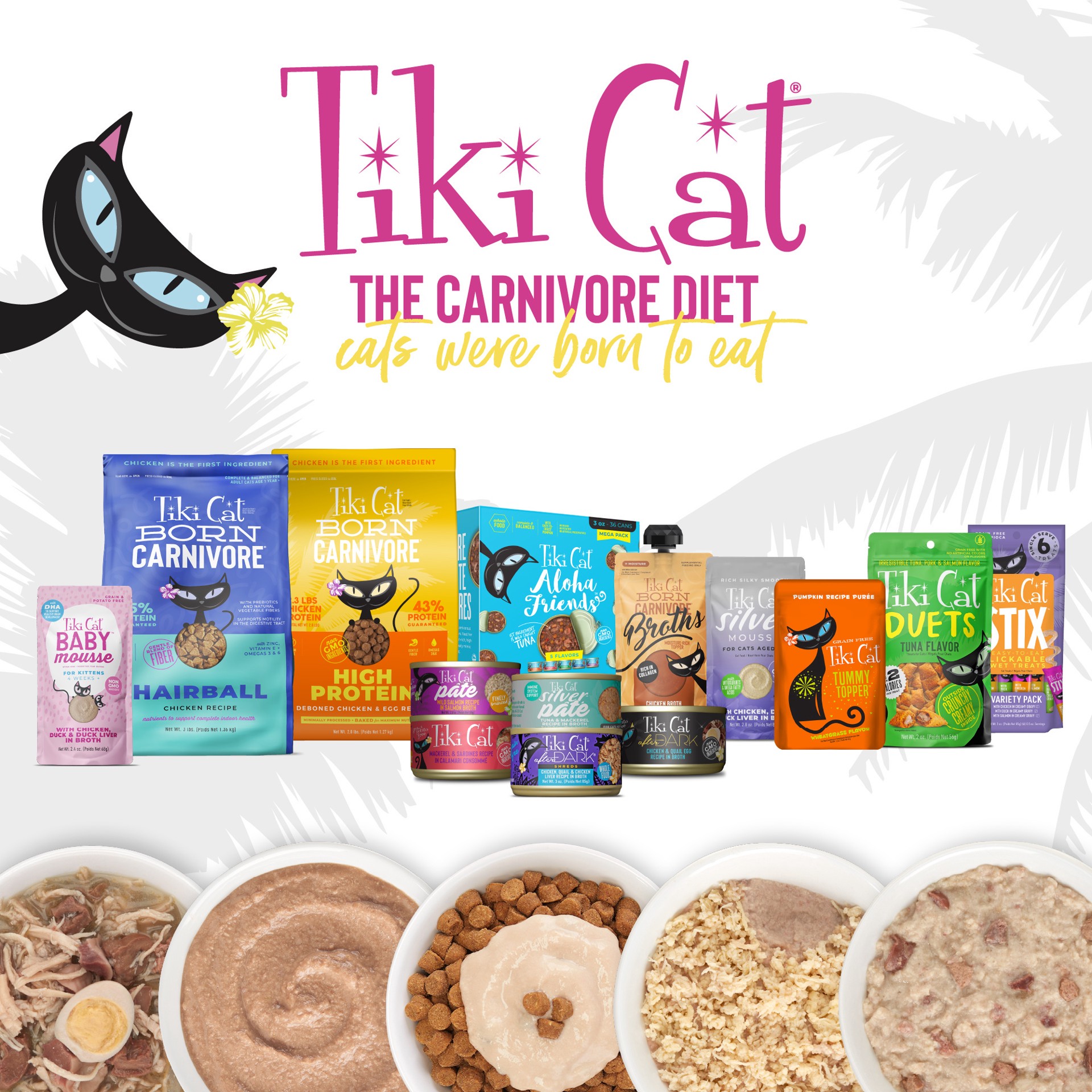 slide 5 of 7, Tiki Cat Silver Pate Wet Cat Food, Variety Pack, 2.4 oz. Can (12 Count), 28.8 oz