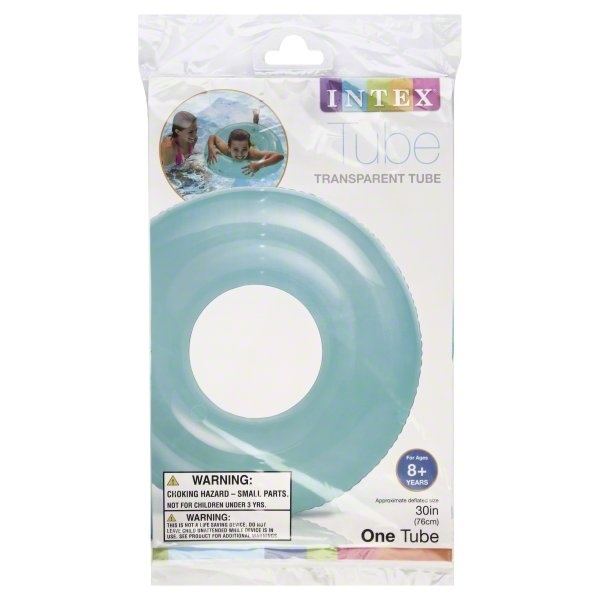 slide 1 of 1, Intex Transparent Pool Tube, 1 ct