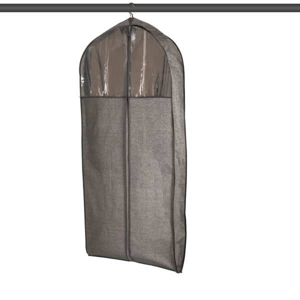 slide 1 of 6, Realspace Gusseted Garment Bag, Brown/Grey, 1 ct