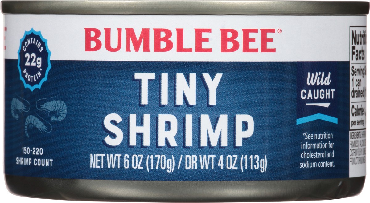 slide 1 of 11, Bumble Bee Tiny Shrimp 6 oz, 6 oz