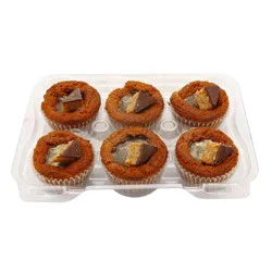 Peanut Butter Scotcharoo Cookie Cupcakes, 6 ct