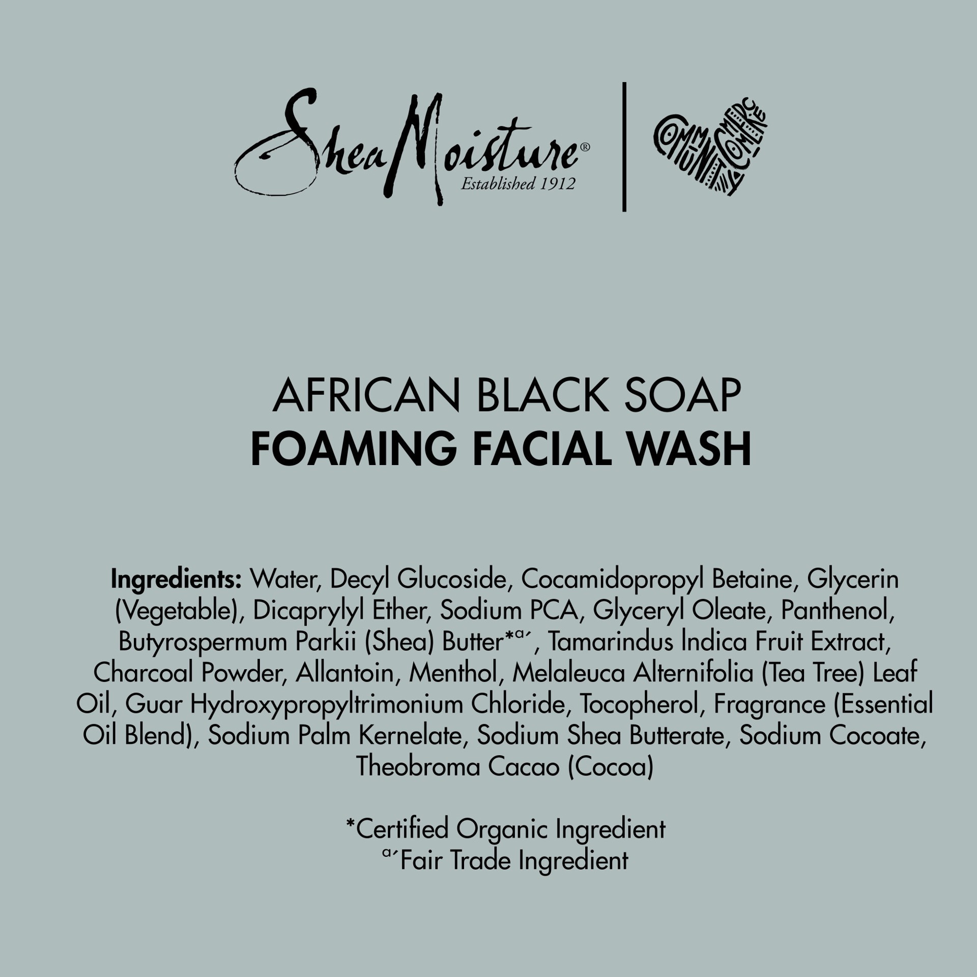 slide 2 of 4, SheaMoisture Foaming Face Wash African Black Soap Bamboo Charcoal, 7.8 oz, 7.8 oz