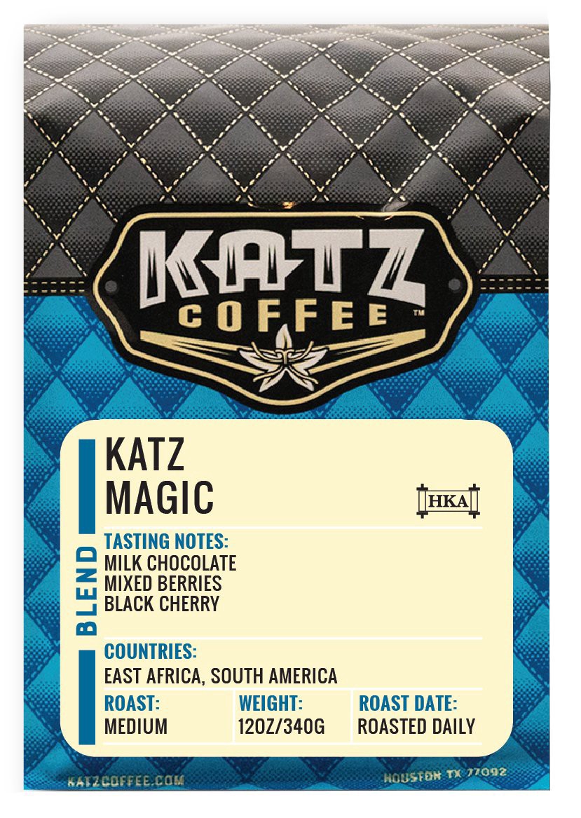 slide 1 of 1, Katz Magic Coffee, 12 oz