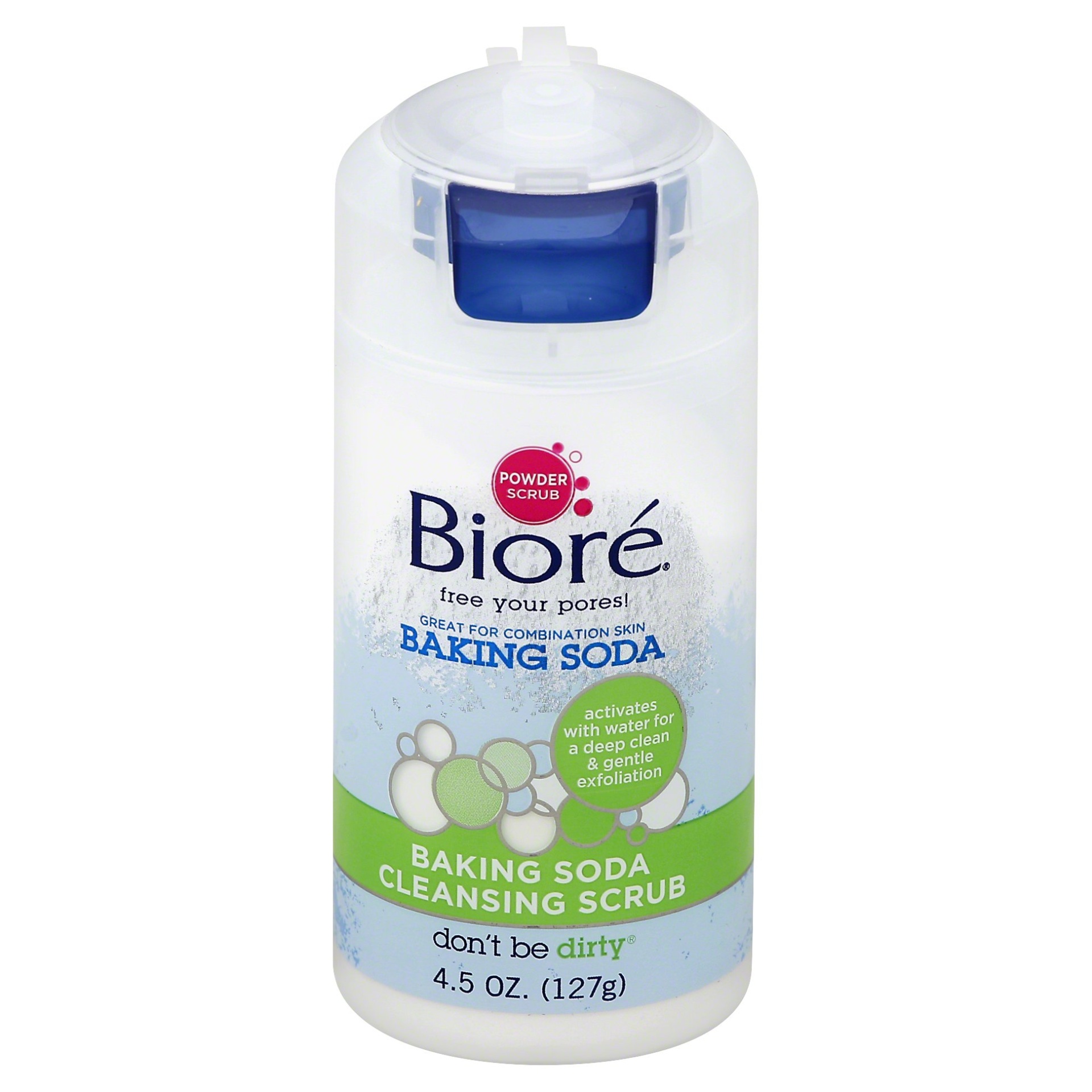 slide 1 of 7, Biore Baking Soda Cleansing Scrub, 4.5 oz