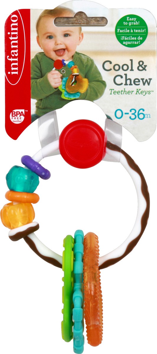 slide 2 of 2, Infantino Cool & Chew Teether Keys, 1 ct