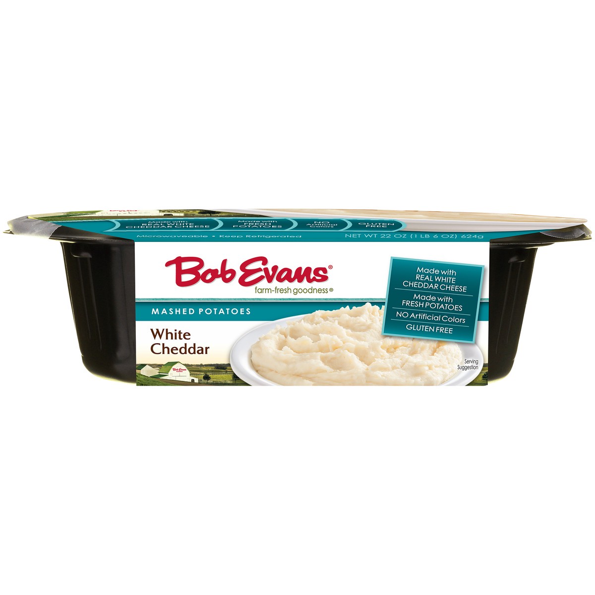 slide 4 of 9, Bob Evans White Cheddar Mashed Potatoes 22 oz. Sleeve, 22 oz