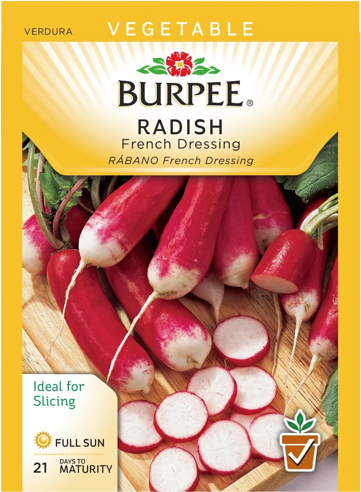 slide 1 of 1, Burpee French Dressing Radish Seeds, 1 ct