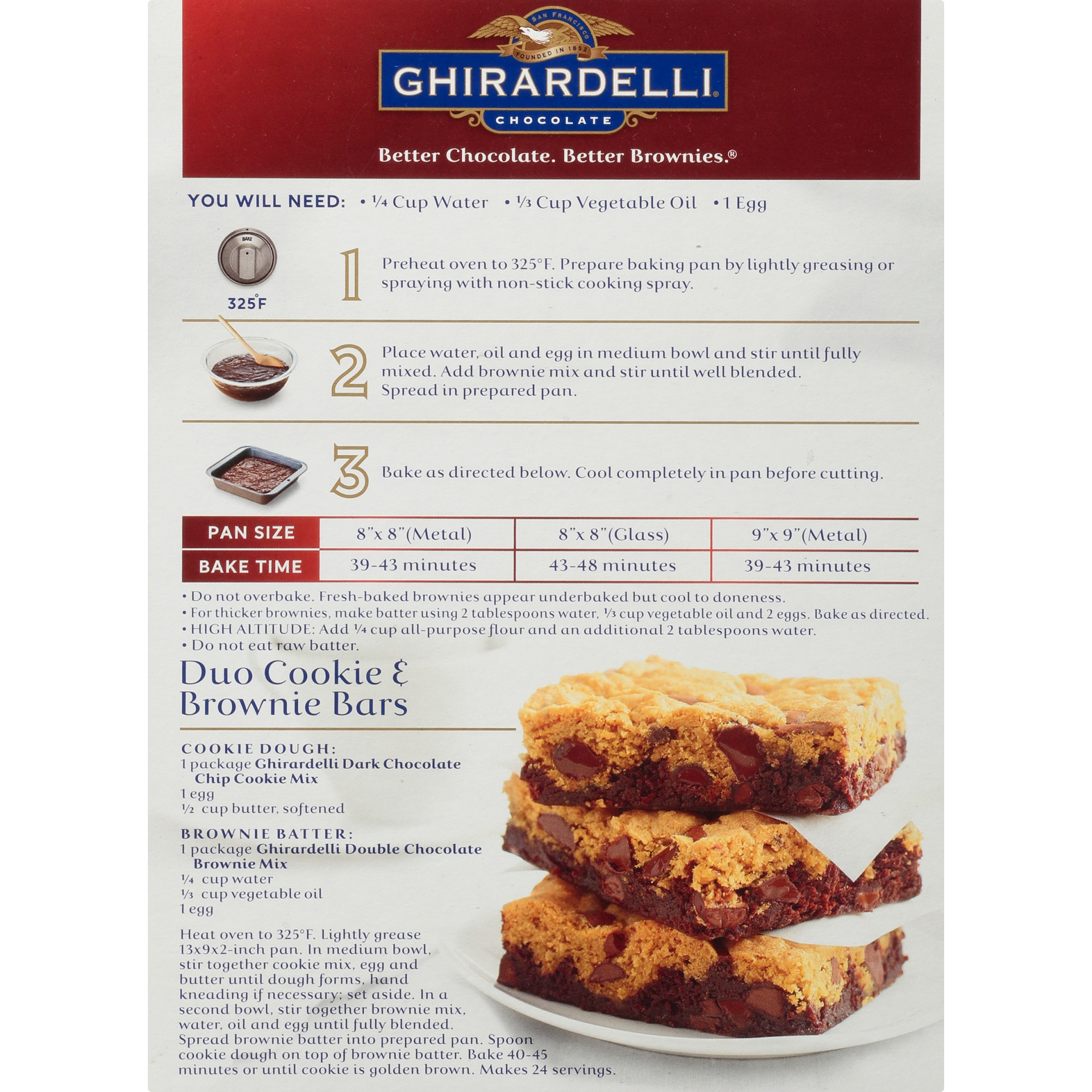 Ghirardelli Double Chocolate Brownie Mix 18 oz Shipt