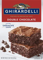 GHIRARDELLI Double Chocolate Premium Brownie Mix