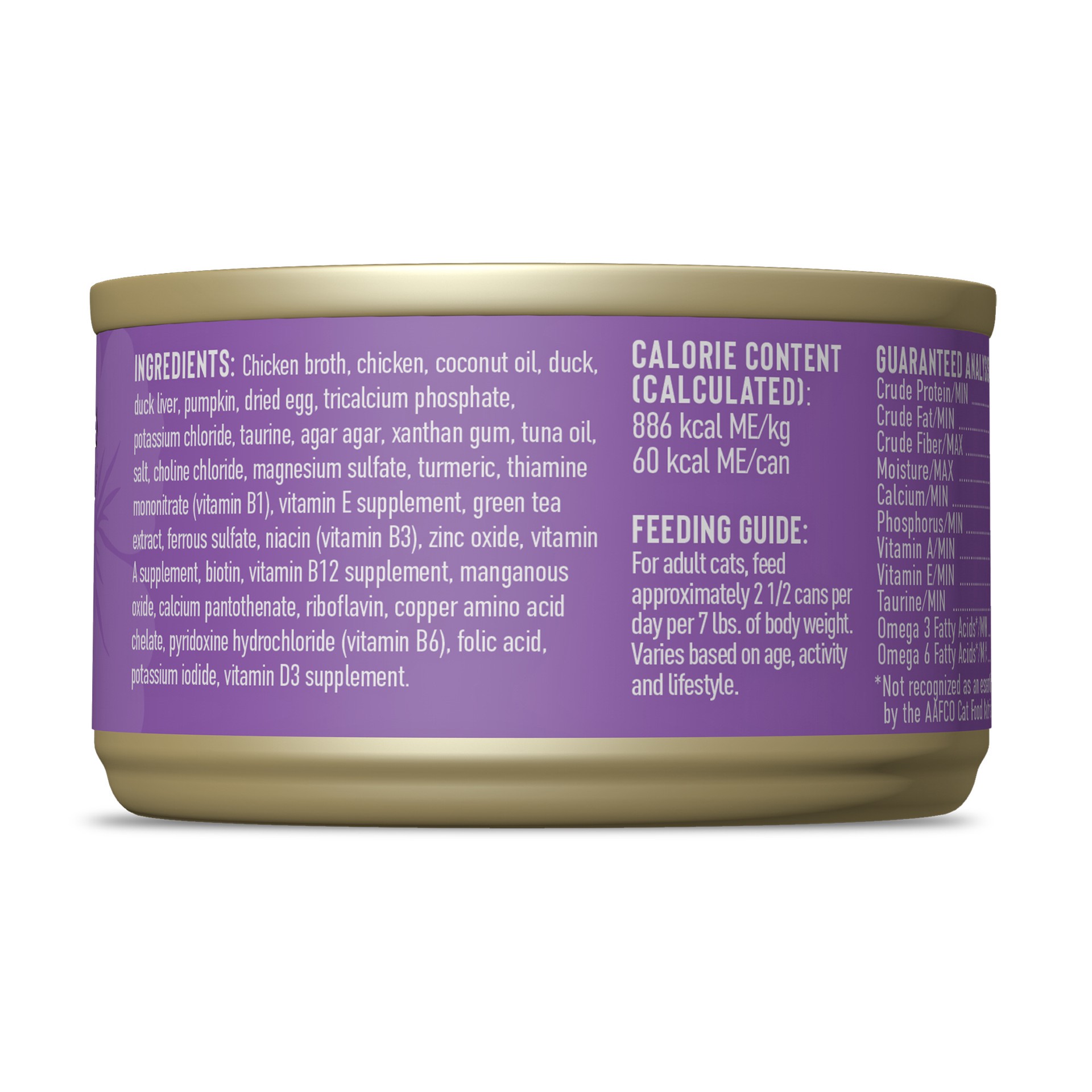 slide 4 of 6, Tiki Cat Silver Pate Wet Cat Food, Chicken, Duck & Duck Liver Recipe in Broth, 2.4 oz. Can (12 Count), 2.4 oz