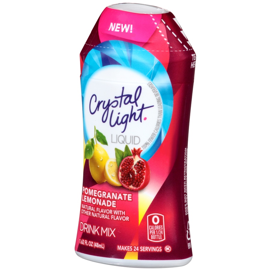 slide 3 of 8, Crystal Light Liquid Pomegranate Lemonade, 1.62 fl oz