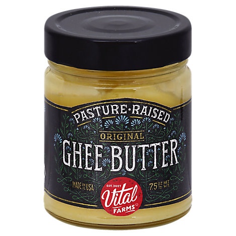 slide 1 of 1, Vital Farms Ghee Butter Pasture Raised Original, 7.5 oz