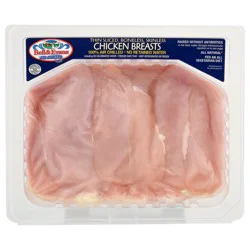 Bell & Evans Boneless Skinless Thin Sliced Chicken Breasts Fresh