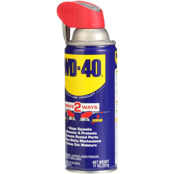 slide 12 of 13, WD-40 Lubricating & Penetrating Oil Spray with Smart Straw, 11 oz
